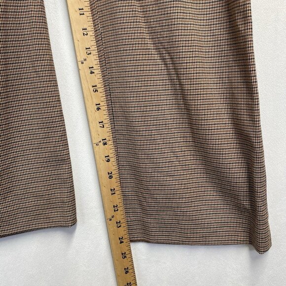 Wilfred High Waist Wide Leg Houndstooth Trouser Pants Women Sz 0 Beige Multi - Picture 6 of 16